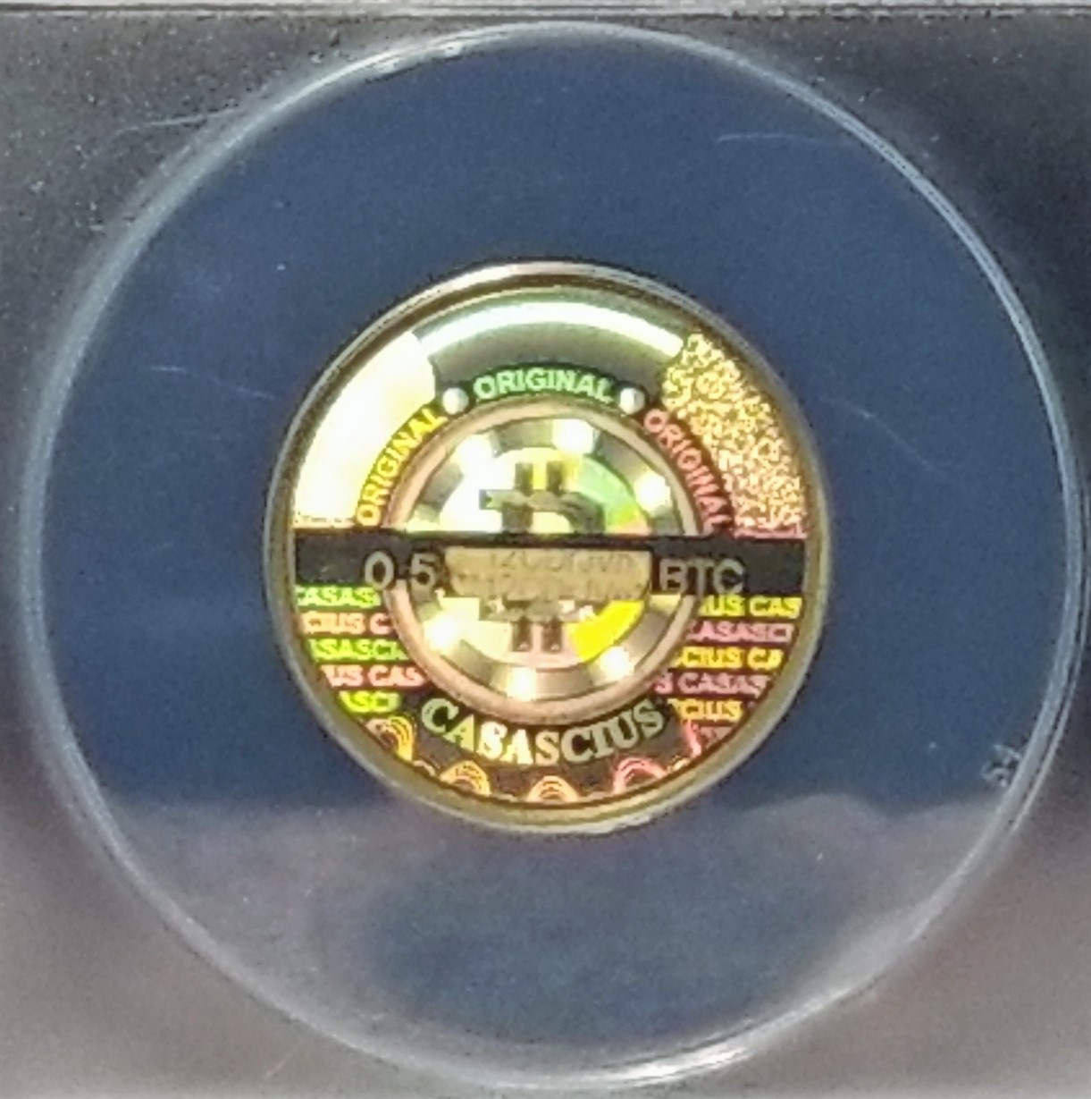Casascius 2013 BTC 0.5