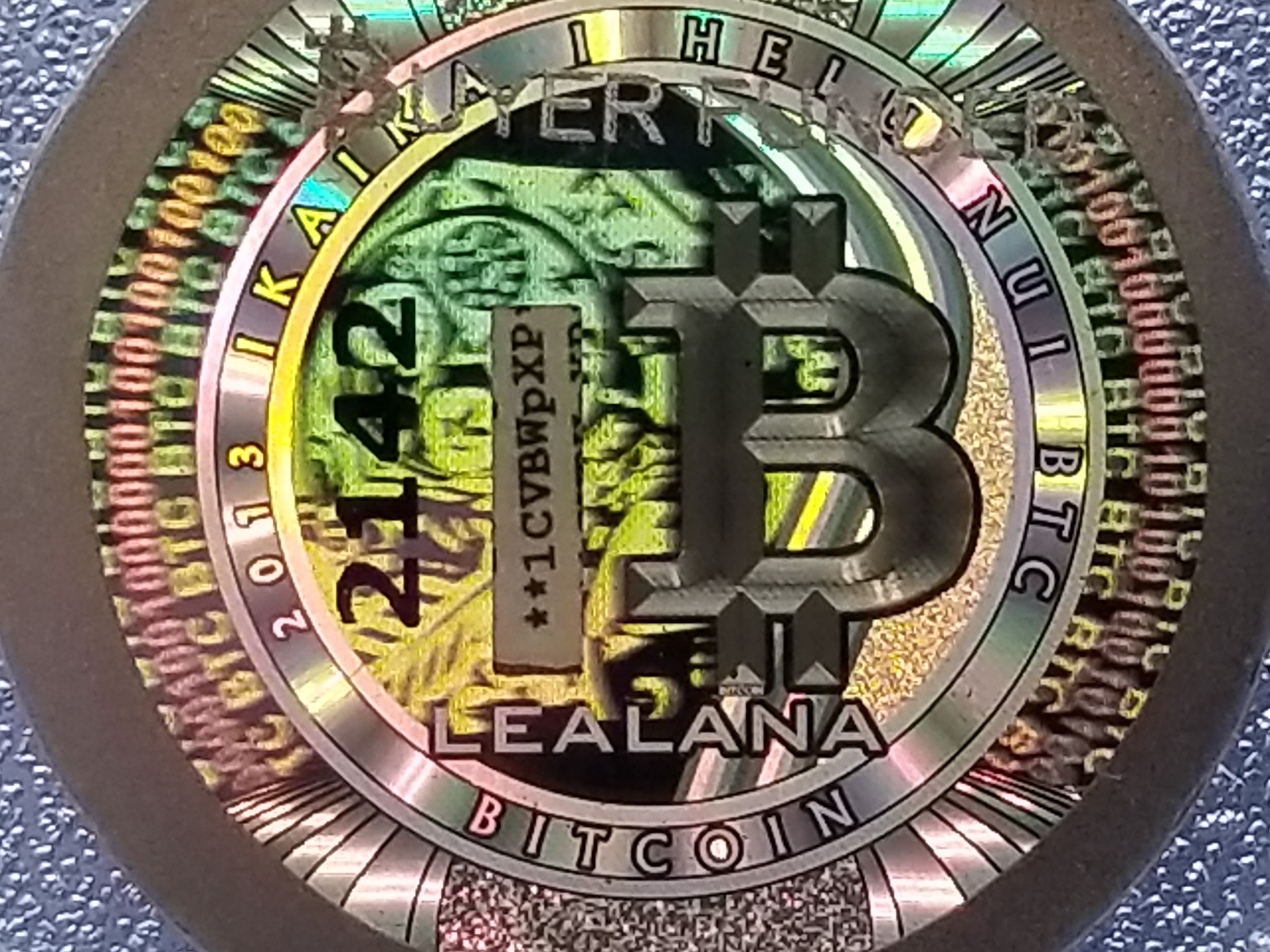 2013 Lealana 1 BTC Silver
