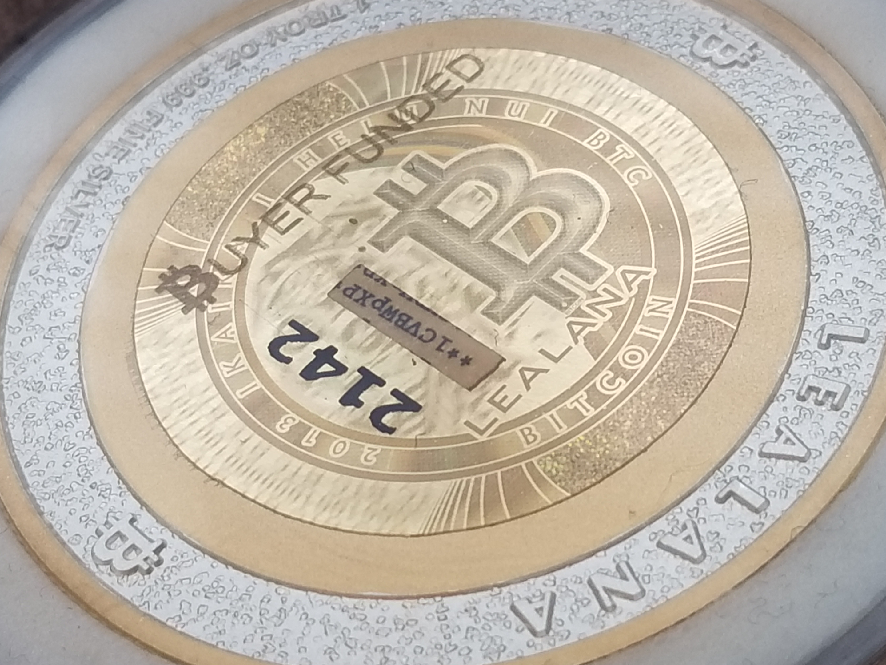 Lealana 2013 1 BTC Silver