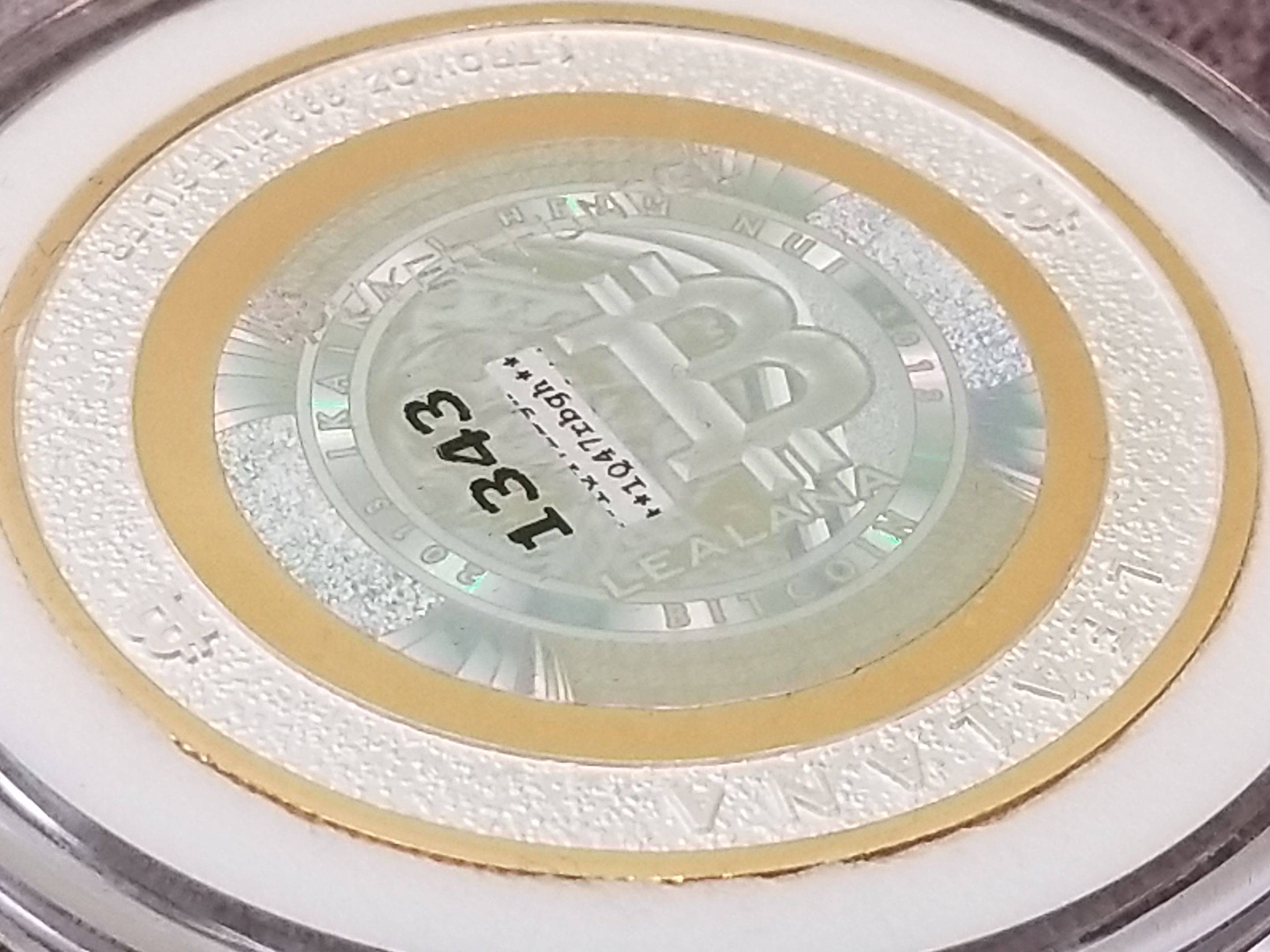 2013 Lealana 1 BTC Silver